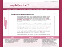 Tablet Screenshot of angelakahn.com